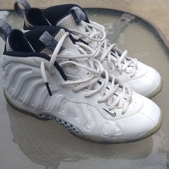 Size 7(GS) - Nike Little Posite One Mid White Ice - Picture 3 of 7